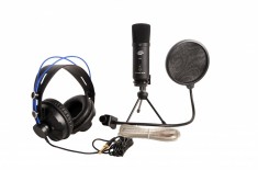 Crono Homerecording Starter Set mikrofon pojemnościowy ze słuchawkami