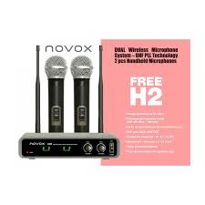 Novox FREE H2 zestaw bezprzewodowy dwumikrofonowy w walizce