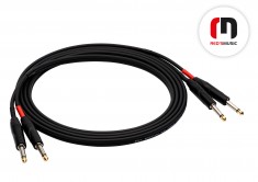 RED'S MUSIC kabel audio AU1315 2xJack mono6,3mm/2xJack mono6,3mm długość 1,5m